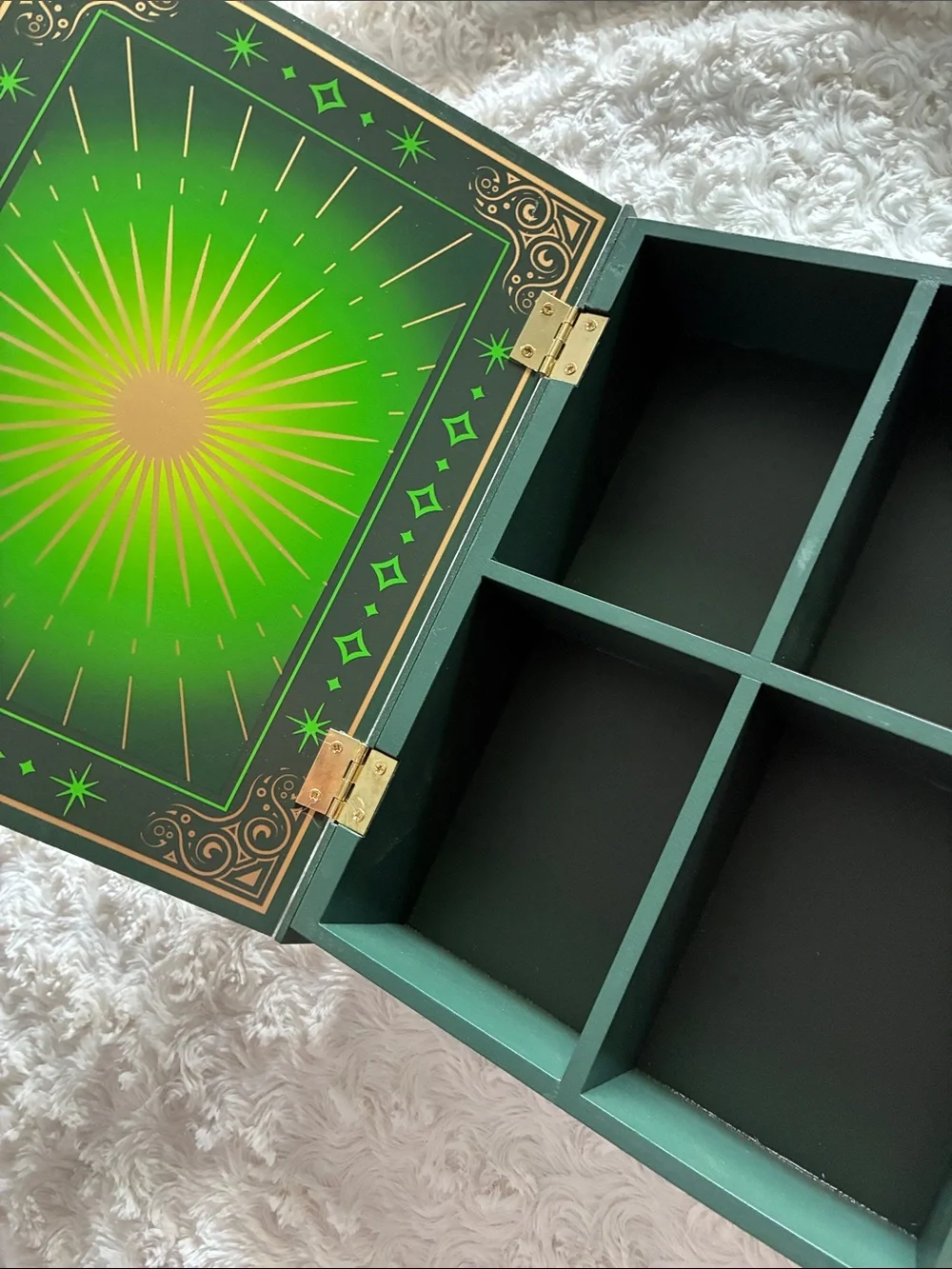 Most Miraculous Spells & Potions Storage Book - Green and Gold Witch Hat Cover